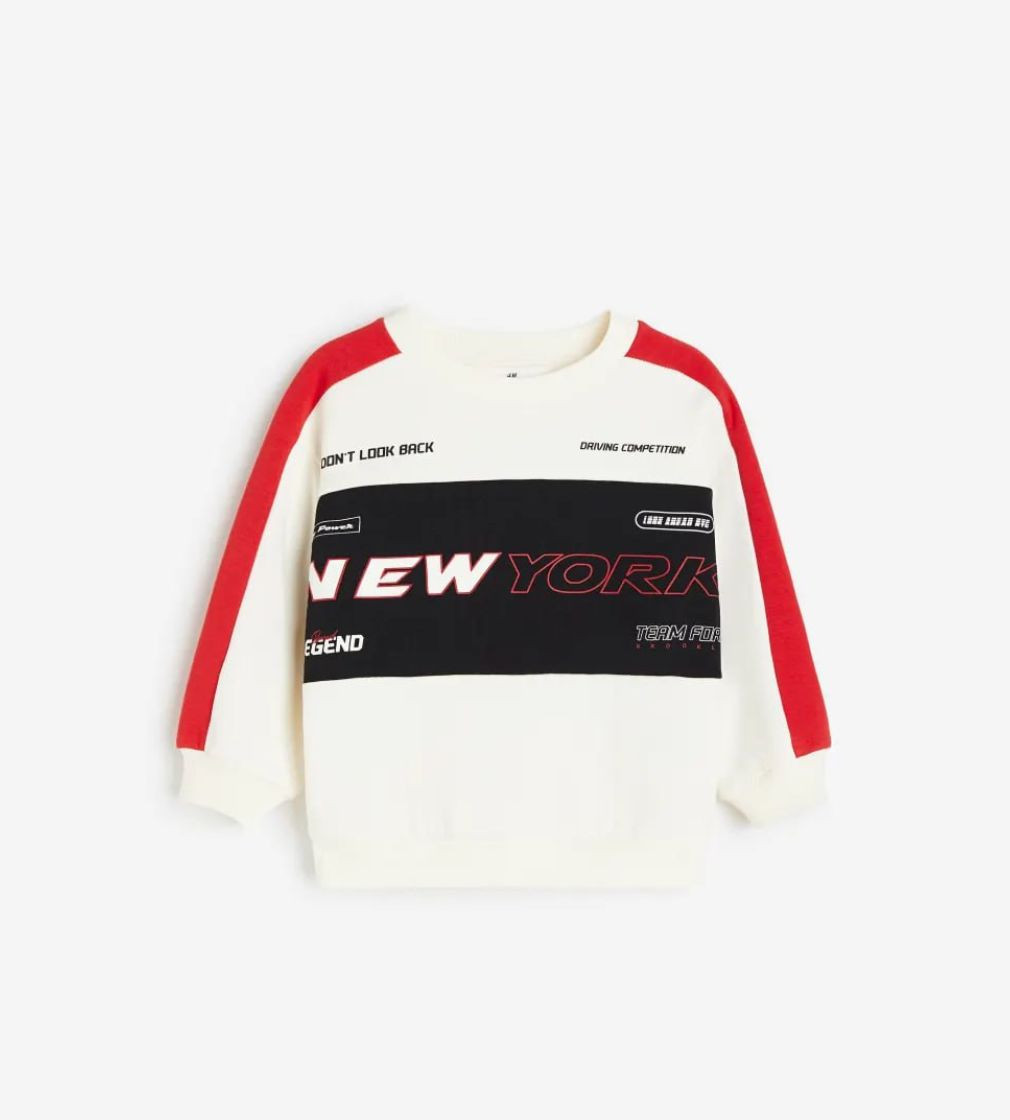 Купить Свитшот H&M White/Block-coloured - фото 1