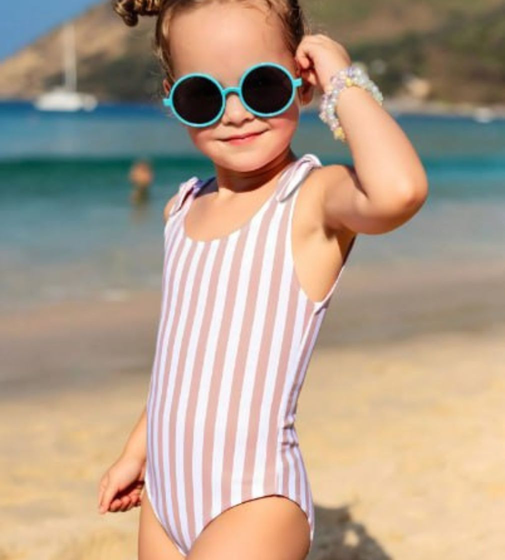 Купить Купальник Shein Lunivi 1pc Girls One-Piece Random Print Swimsuit - фото 1