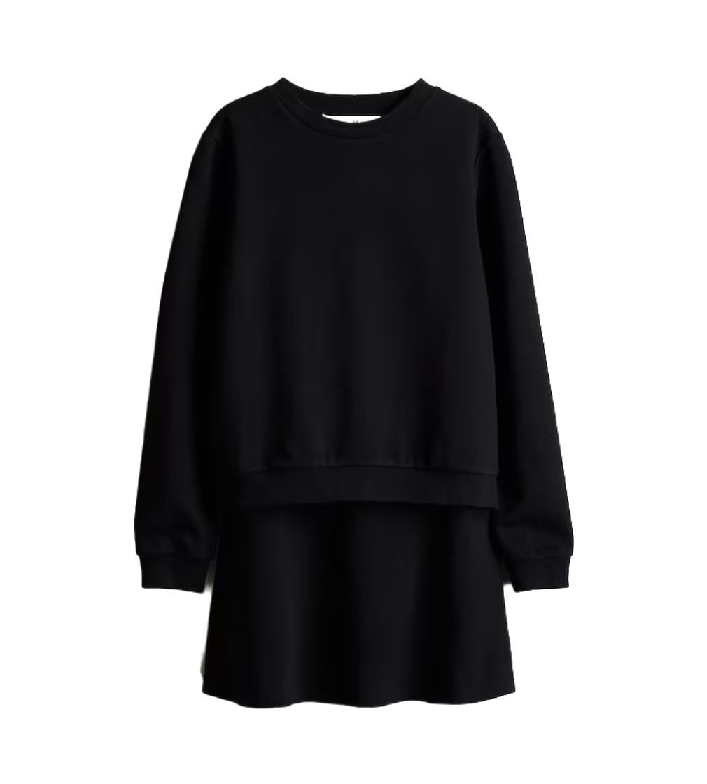 Купить Набор H&M 2-piece sweatshirt set Black - фото 1