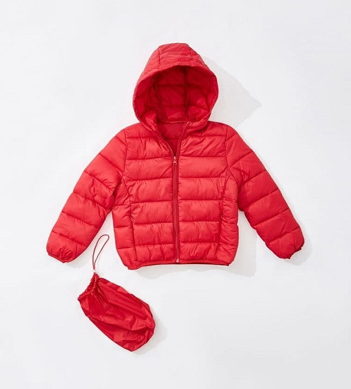 Купити Куртка Forever21 Hooded Puffer Red - фото 1