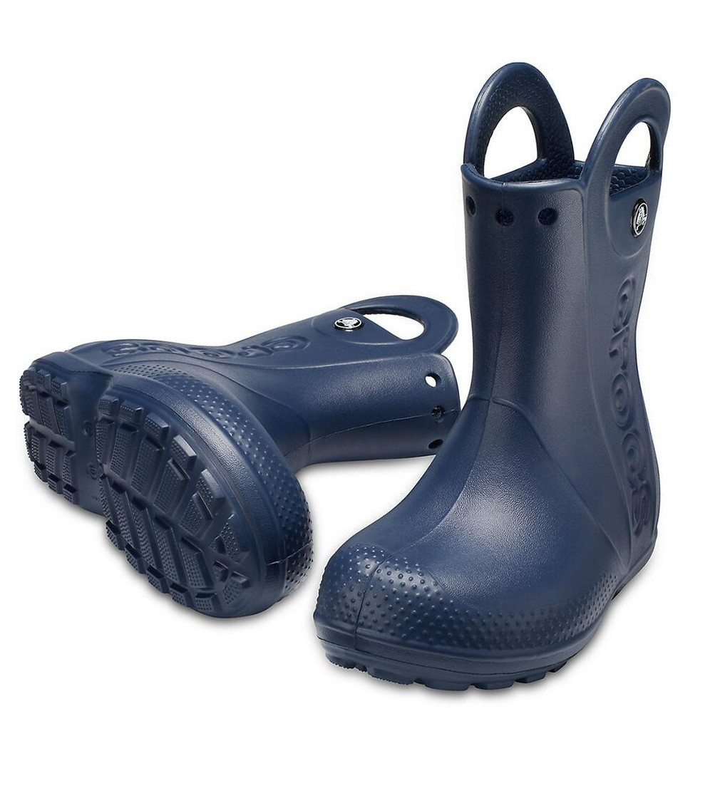 Купить Сапоги резиновые Crocs Rain Boot Navy - фото 1