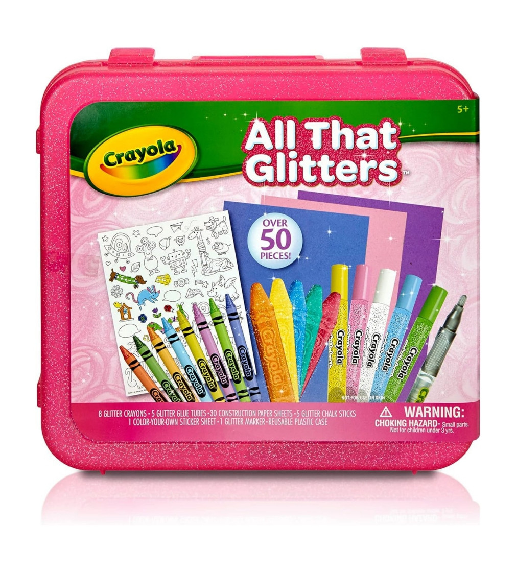 Купить Кейс Набор Crayola All That Glitters Art Case Coloring Set - фото 1