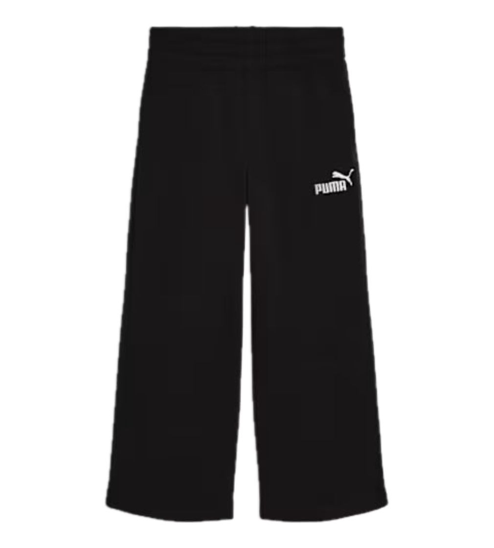 Штаны на флисе PUMA Basics Big Kids' Wide Leg Fleece Pants BLACK