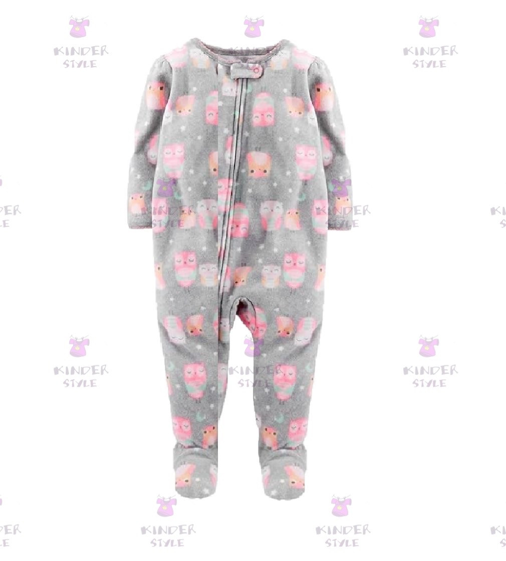 Купить Слип Флисовый Simple Joys by Carters Grey/Multi Owl - фото 1