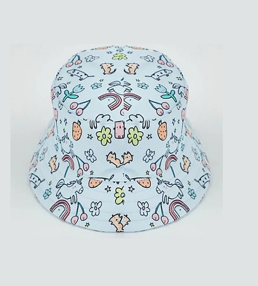 Купить Панамка George Fun Print Light Blue Unicorn - фото 1