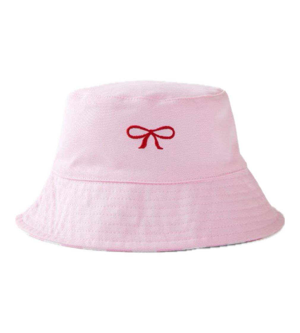 Купить Панамка Cotton On Kids Reversible fairy pink/bow - фото 1