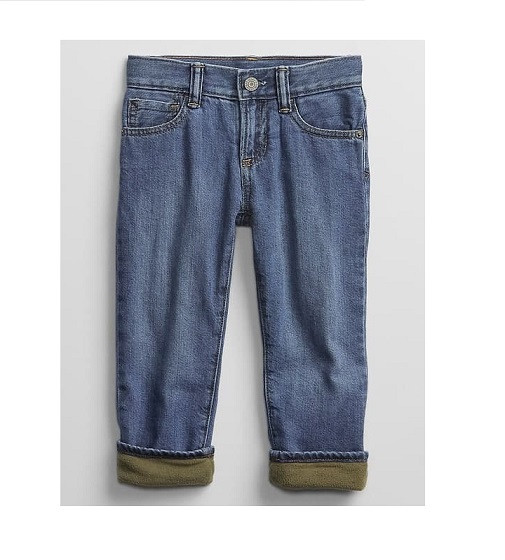 Купить Джинсы на флисе  Lined Straight Jeans Gap (611810) - фото 1