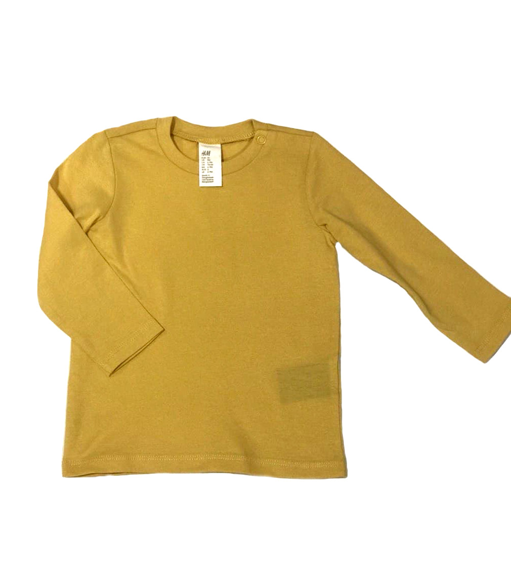 Купити Реглан H&M cotton tops: Yellow - фото 1