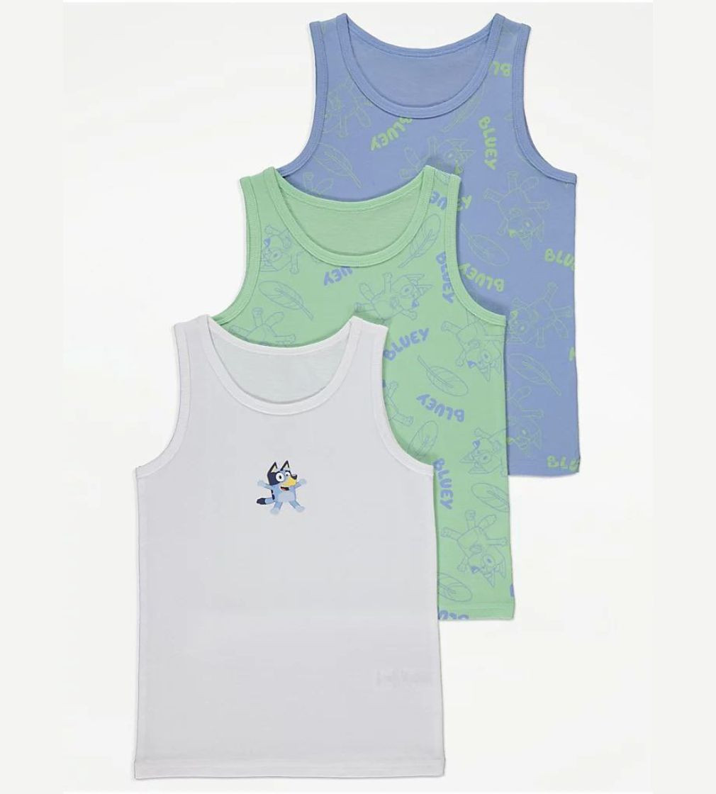 Купити Набір Майок 3шт George Bluey Vests 3 Pack - фото 1