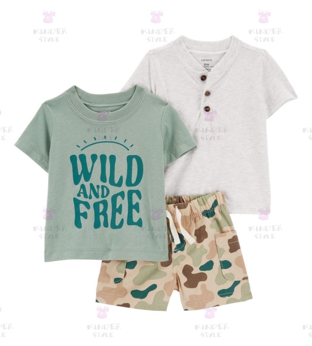 Купить Костюм 3в1 Carters Wild And Free - фото 1