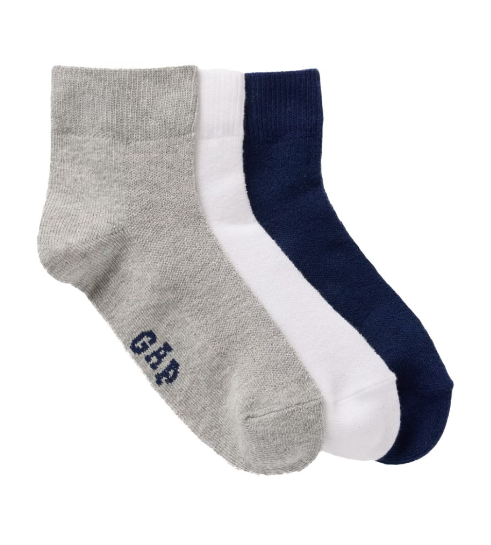 Купить Набор носочков 3 шт Kids Gap Logo tapestry navy - фото 1
