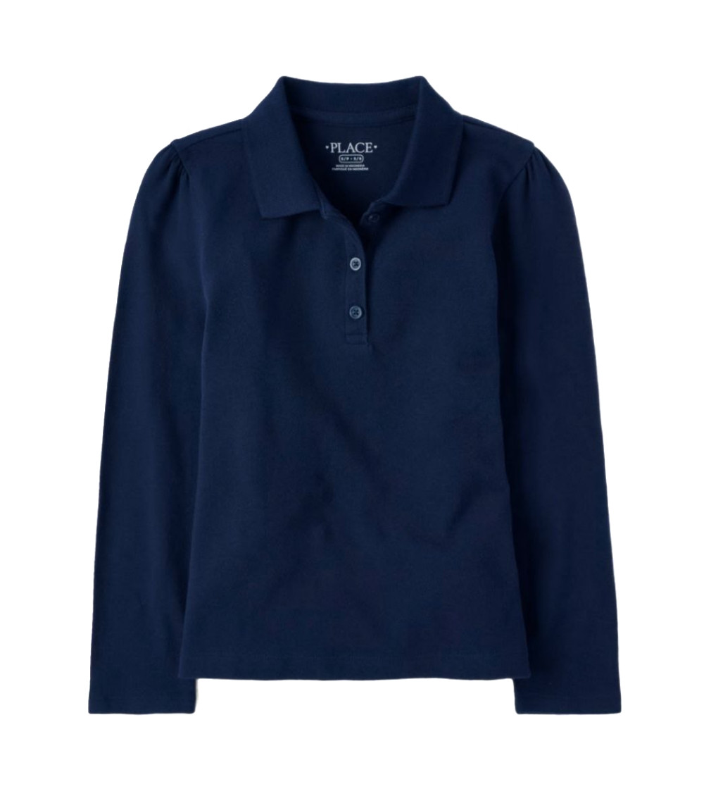 Купить Реглан поло Children Place Uniform Pique Polo - tidal - фото 1