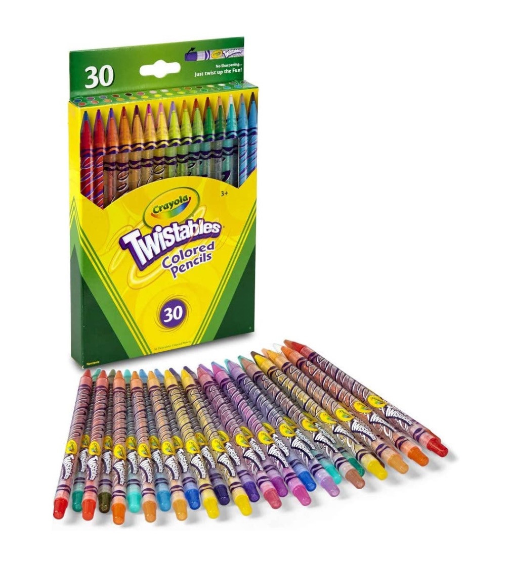 Купить Цветные выкручивающиеся карандаши Crayola® Twistables Colored  Pencils 30 цветов недорого в Украине