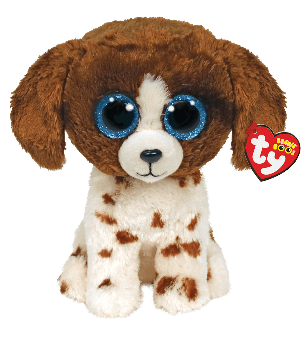 Купить Мягкая игрушка Ty Beanie Boos™ Muddles Brown & White Dog - фото 1
