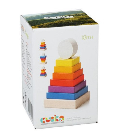 Деревянная игрушка Cubika Пирамидка LD-14