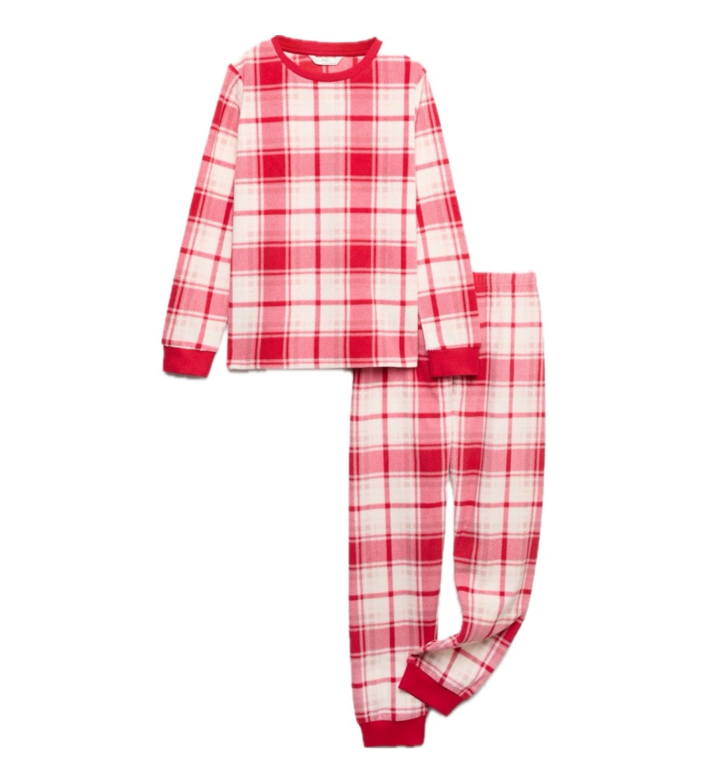 Піжама Флісова M&S Colour Red Mix