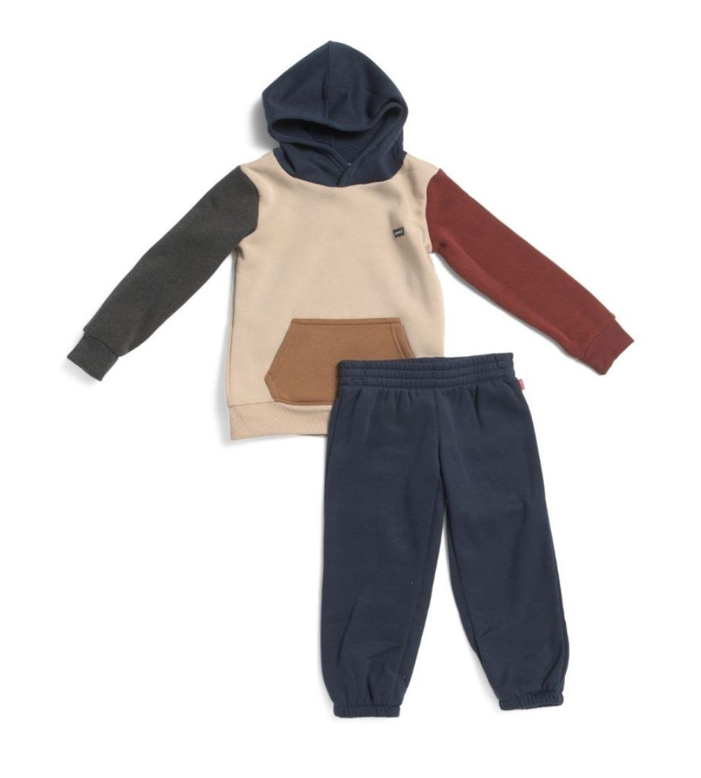 Костюм LEVI'S® Little Boys 2pc Color Blocked Hoodie And Joggers-Set