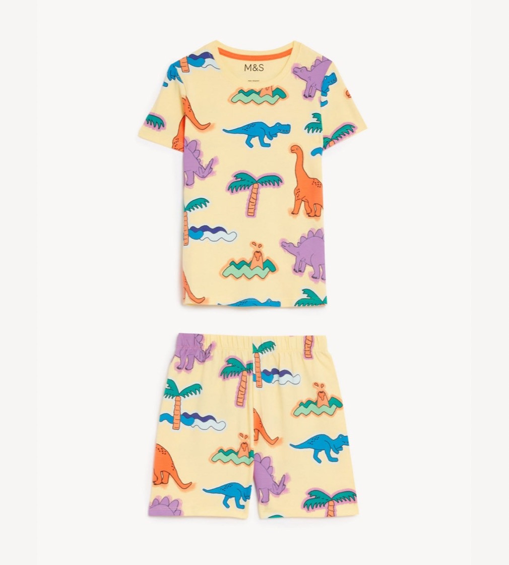 Купити Піжама M&S Cotton Rich Dinosaur - фото 1