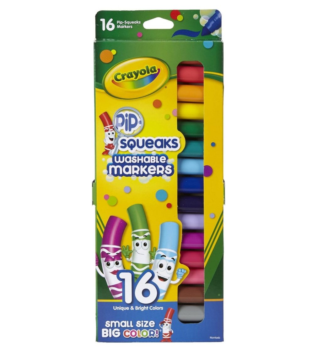 Купити Набір фломастерів Crayola® Pip-Squeaks™ Washable Markers 16шт - фото 1