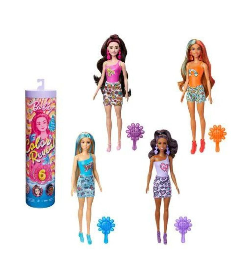 Купити Лялька-сюрприз Barbie Color Reveal Doll Райдужні та стильні сюрприз - фото 1