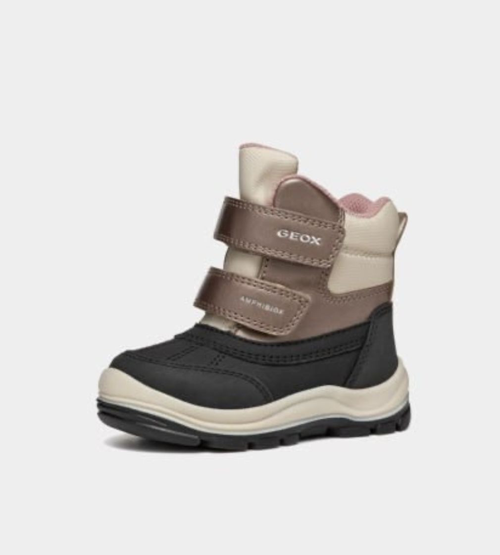 Купить Сапоги Geox Flanfil ABX Snow Boots Waterproof Black/DK Beige - фото 1