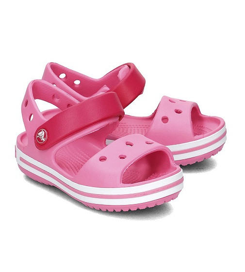 Купить Сандалии детские Crocs Kids Crocband  Sandal Kids Party Pink - фото 1