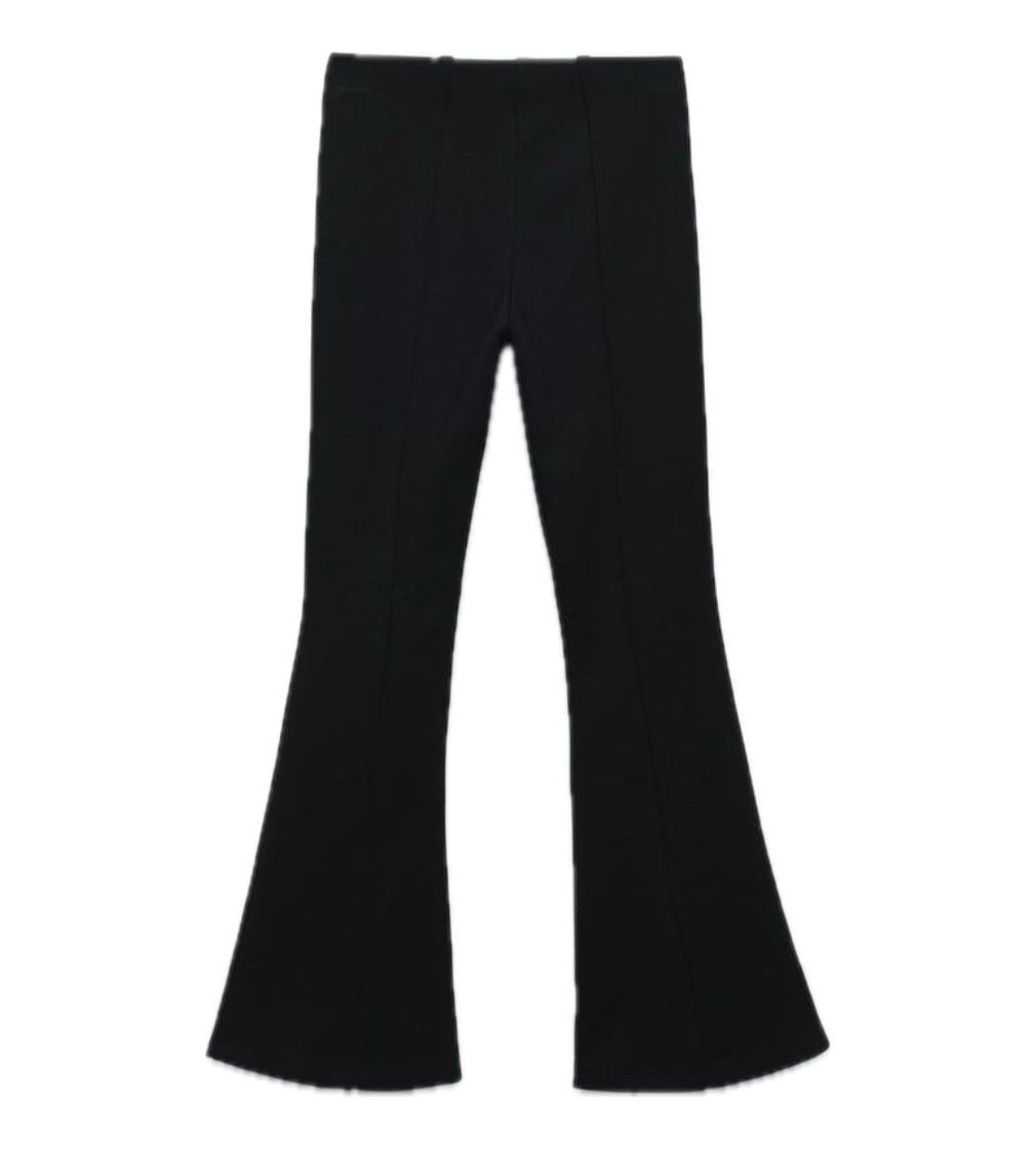 Купити Лосіни Клеш Zara Ponte Roma Knit Bell Bottom Leggings Black - фото 1