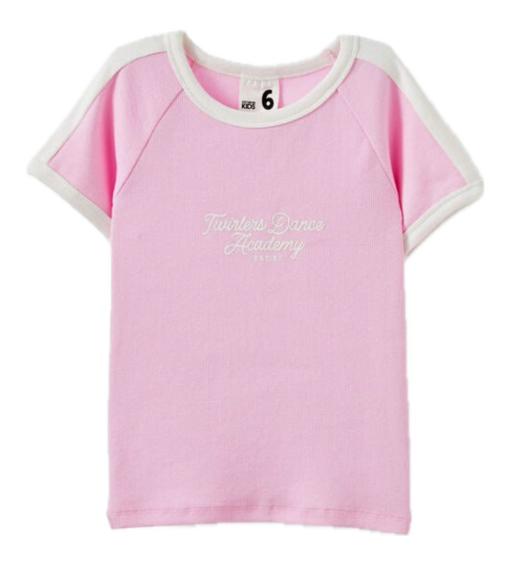Купити Футболка Cotton On Hattie Sports Tee fairy pink/twirlers - фото 1