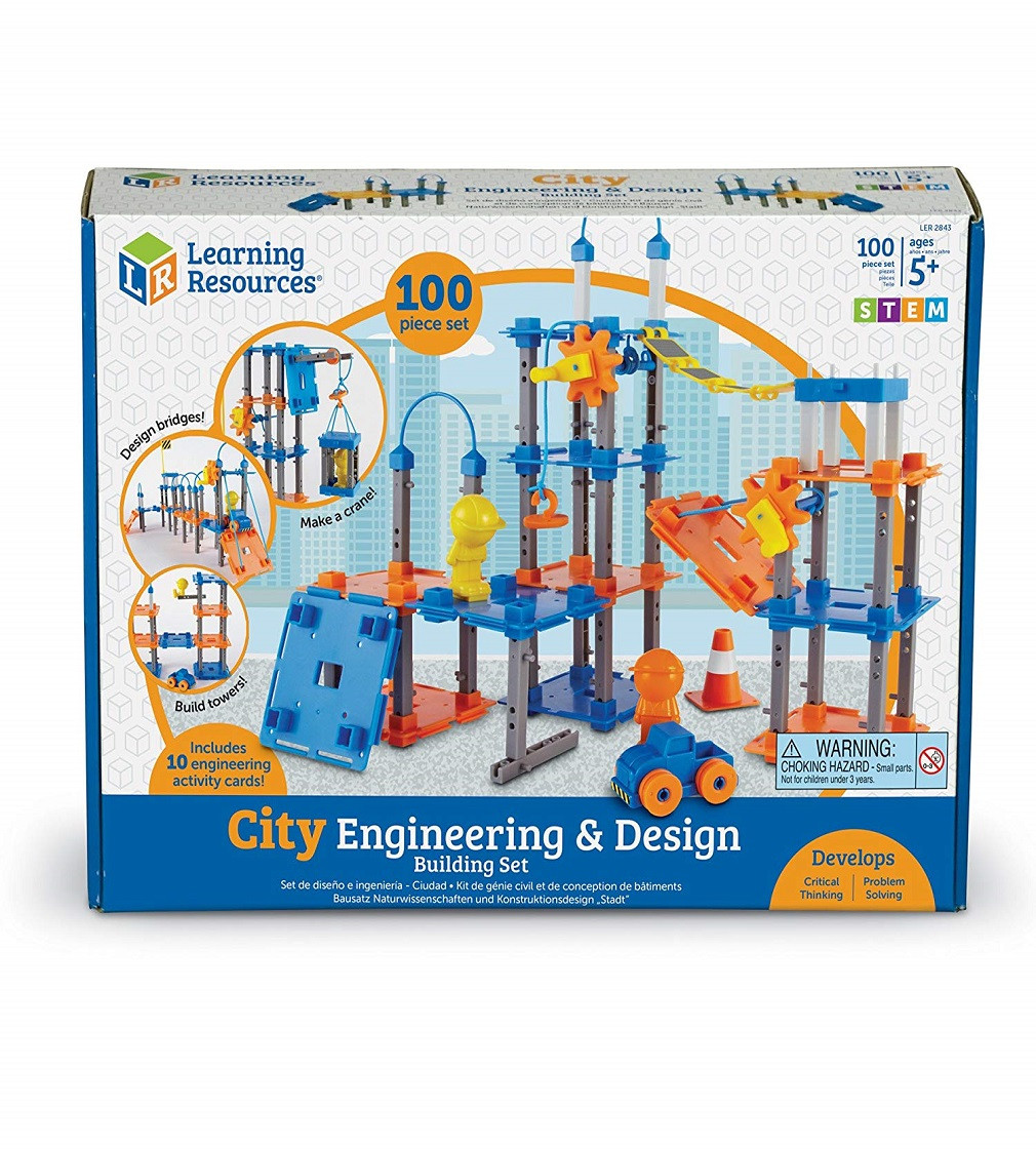 Купить Строительный конструктор инженерно-строительный комплекс (100 шт) от Learning Resources - фото 1
