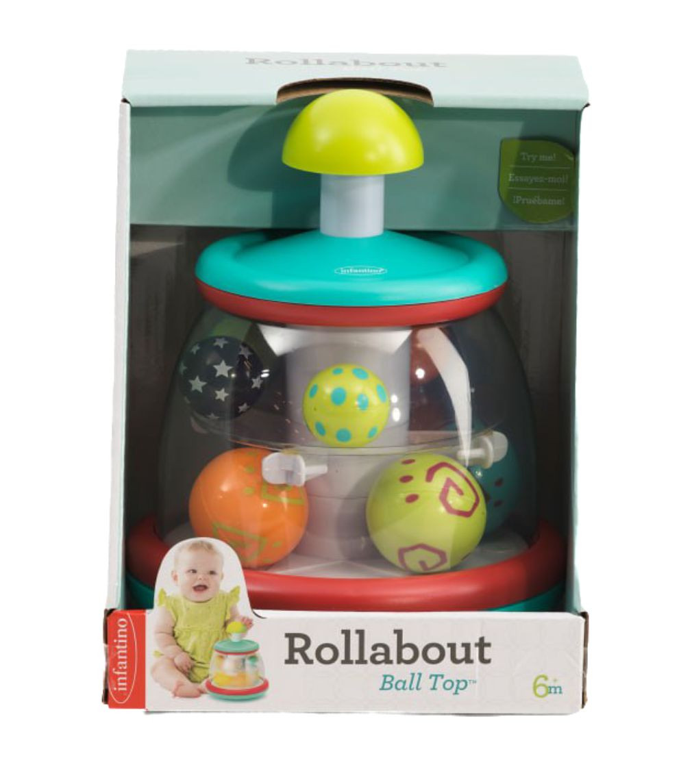 Купити Дзига Infantino Rollabout Ball Top з кольоровими кульками - фото 1