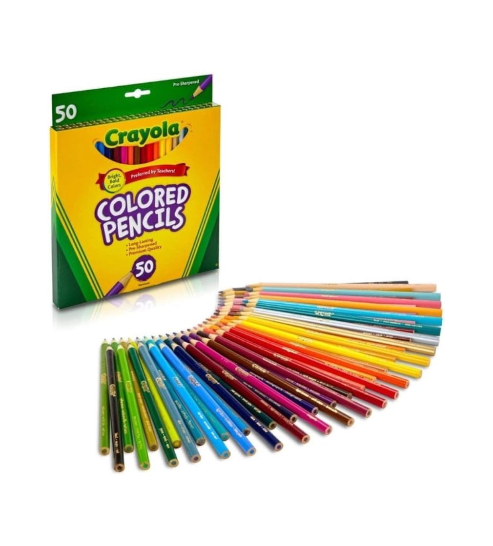 Купить Набор цветных карандашей Crayola Colored Pencils 50 шт - фото 1