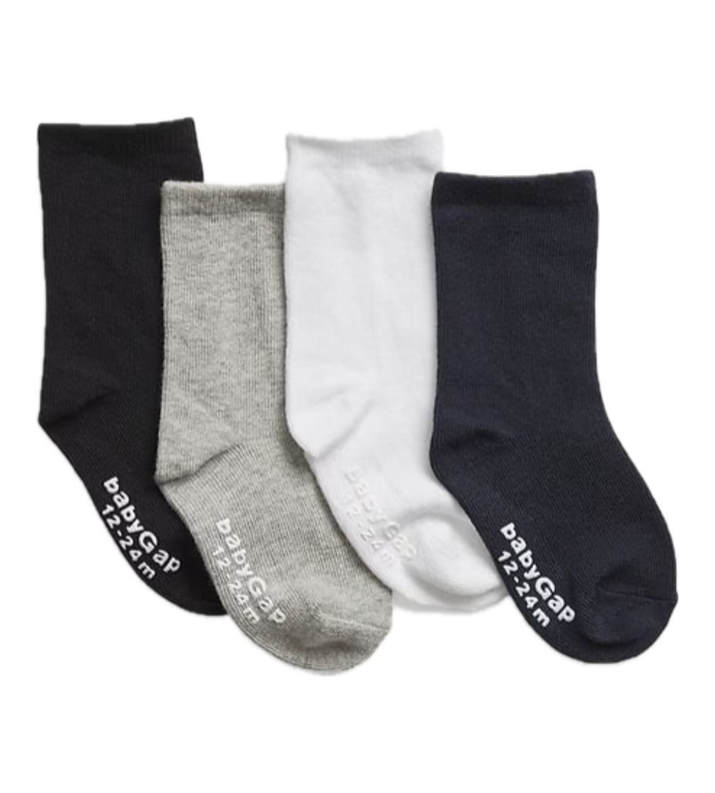 Набір шкарпеток 4 шт Gap Toddler Crew Socks Multi