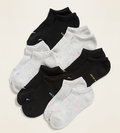 Купить Набор носочков Socks 6-Pack Old Navy Black/Grey - фото 1