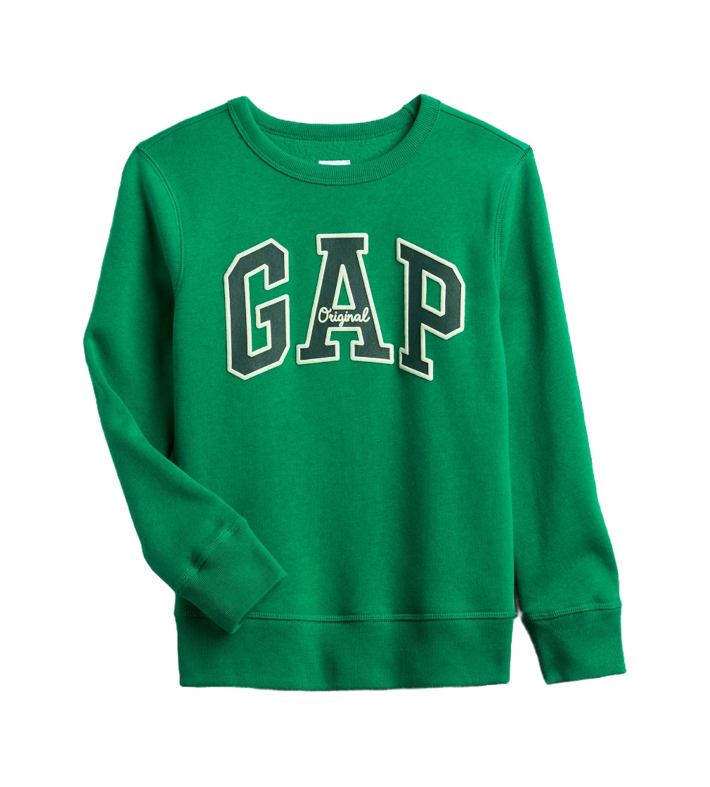 Купити Світшот Gap Kids Logo Varsity Green - фото 1