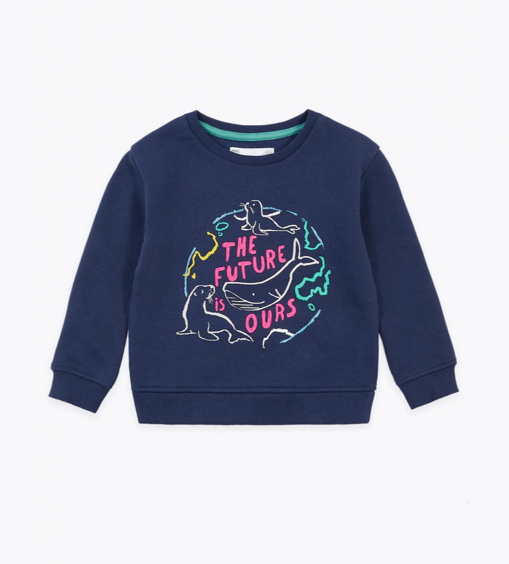 Купить Свитшот M&S Cotton The Future Ours - фото 1