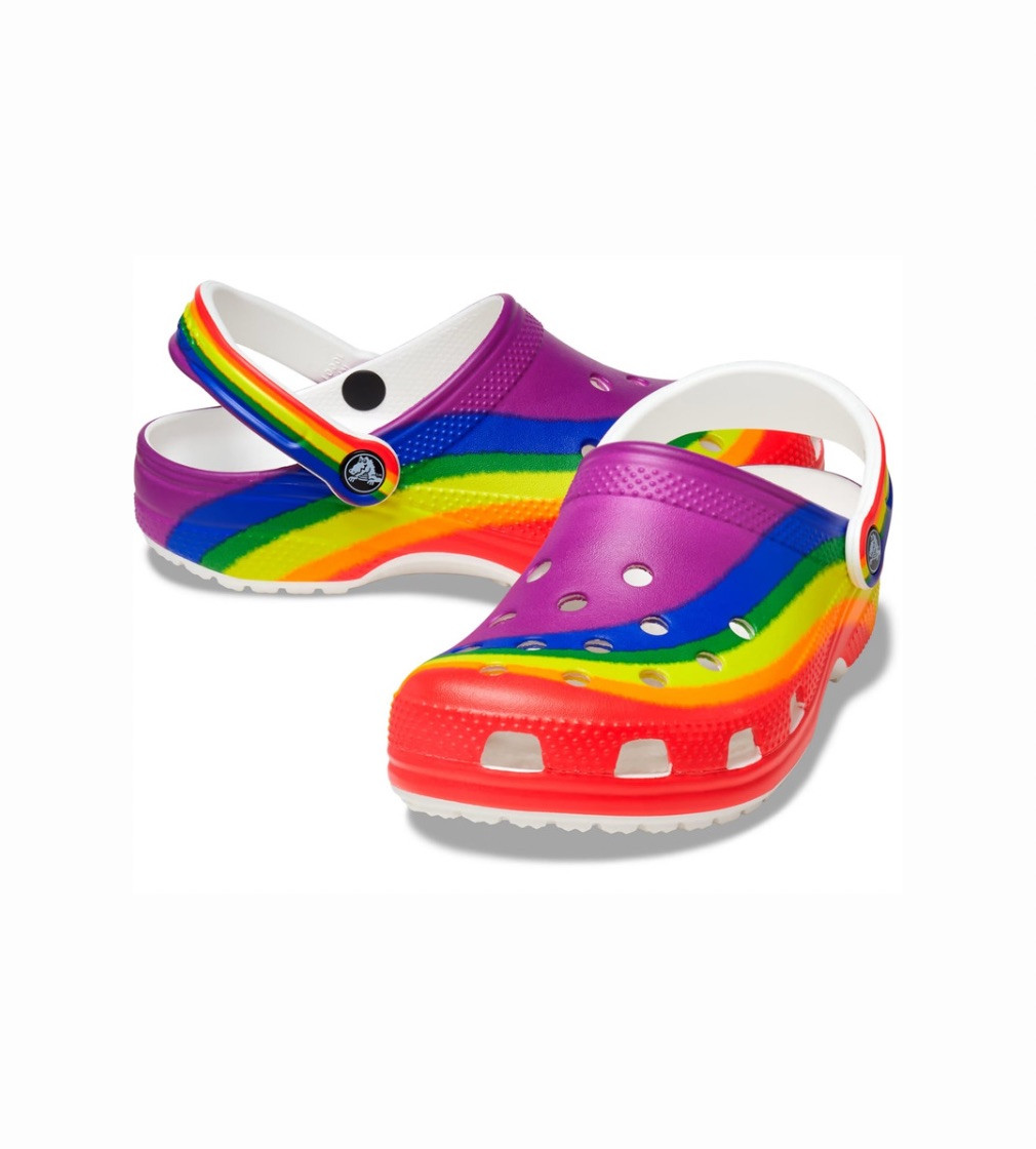 Купити Дитячі сабо Crocs Kids' CLASSIC RAINBOW DYE CLOG - фото 1