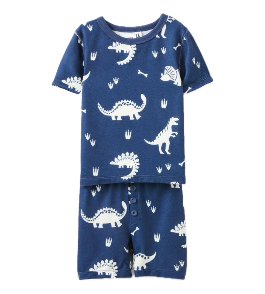 Купити Піжама Cotton On Sawyer Super Soft Short in the navy/dino - фото 1