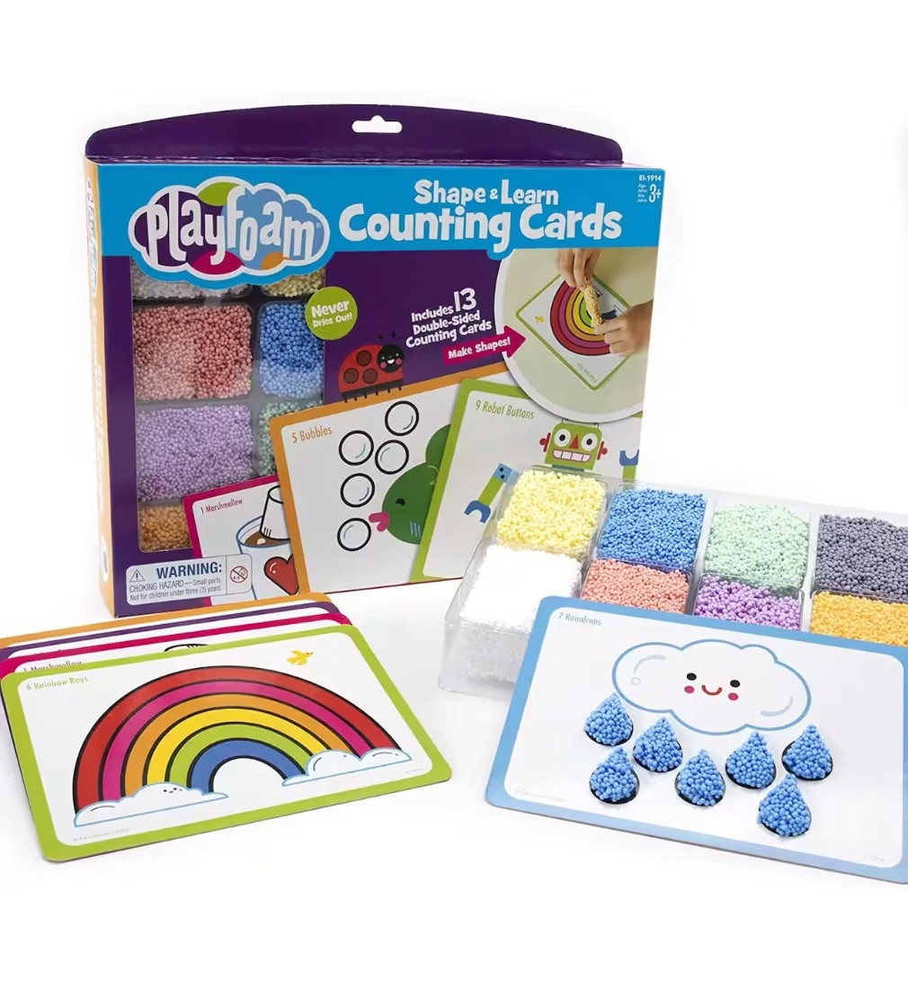 Купить Креативный набор Educational Insights Playfoam Shape 'n Learn Counting Set - фото 1