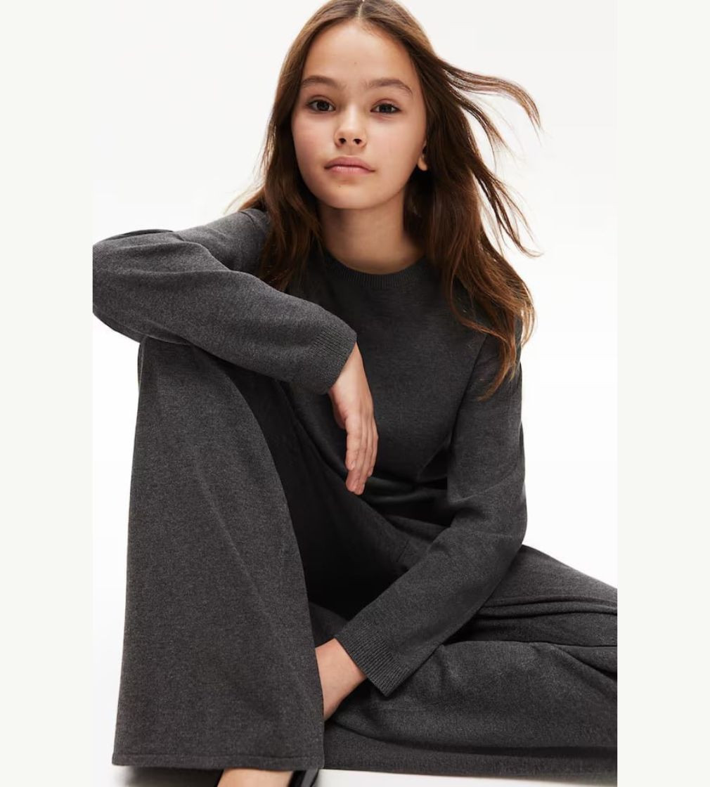Костюм H&M 2-piece knit set Dark grey