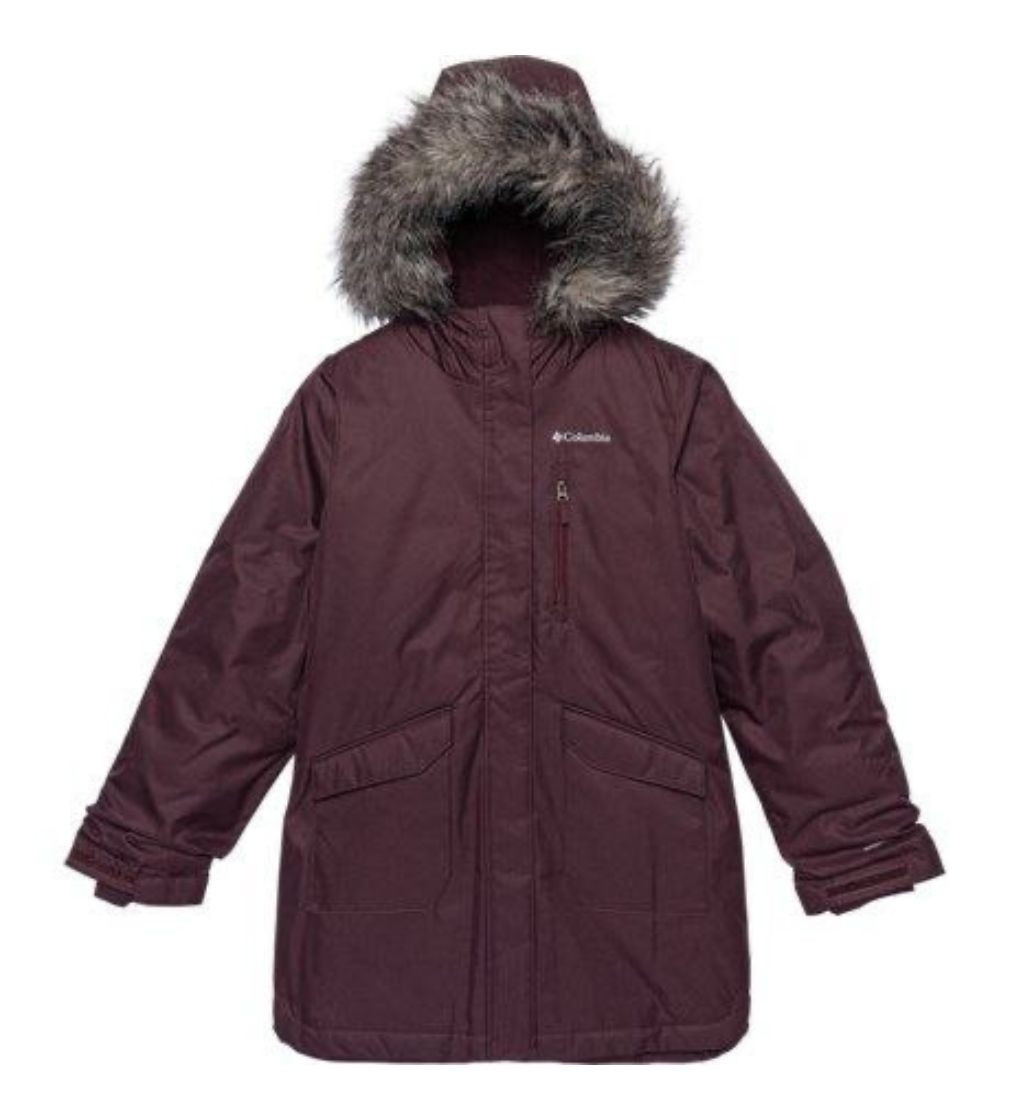Купить Парка Columbia Sportswear Big Girls Suttle Mountain II Omni-Heat® Long Jacket Burgundy - фото 1