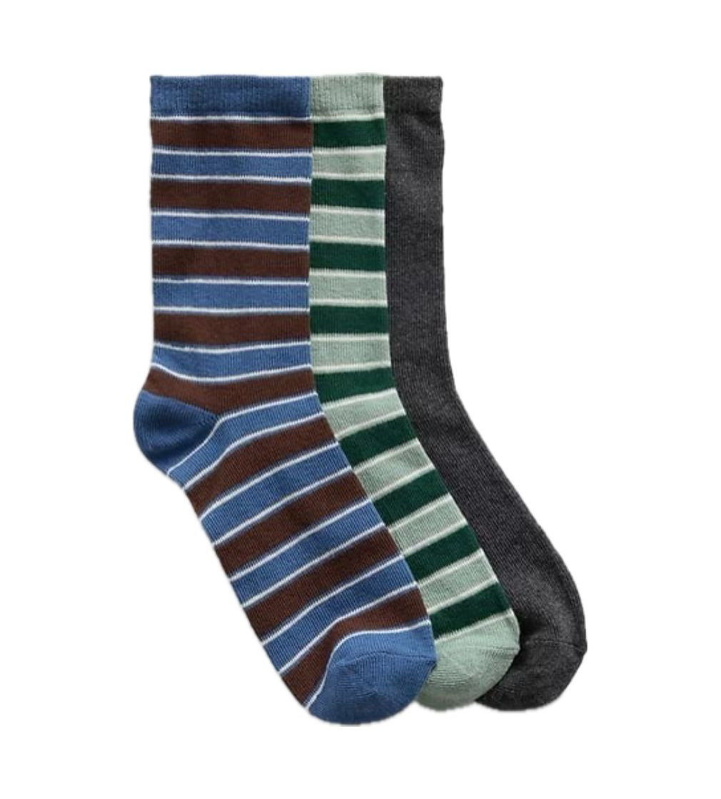 Набор носочков 3 шт Gap Kids Crew Socks Stripes
