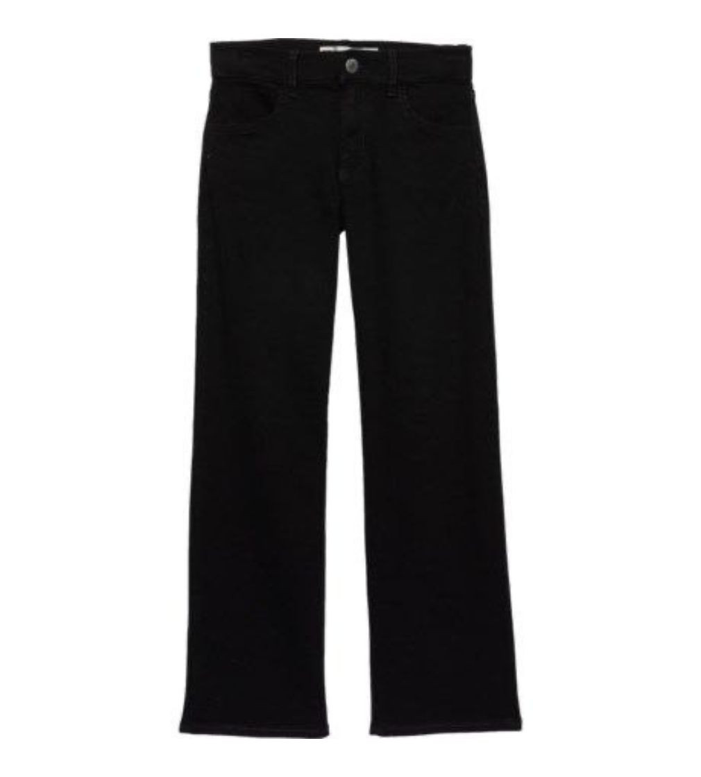 Купити Джинси Levi's Girls Wide Leg Denim Jeans Mid Rise Black - фото 1