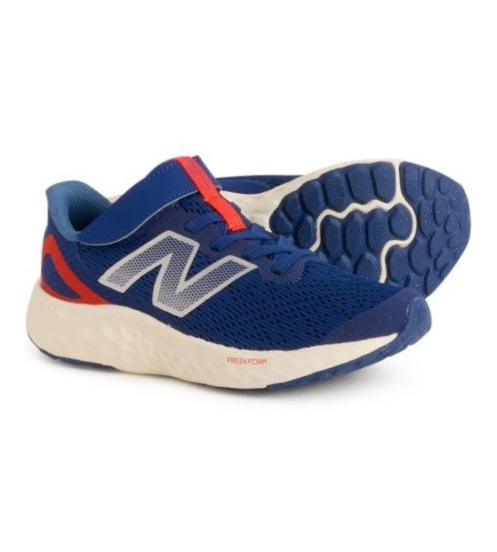 Кросівки New Balance Boys Fresh Foam® Arishi v4 Sneakers Inkwell with Neo Flame and Silver