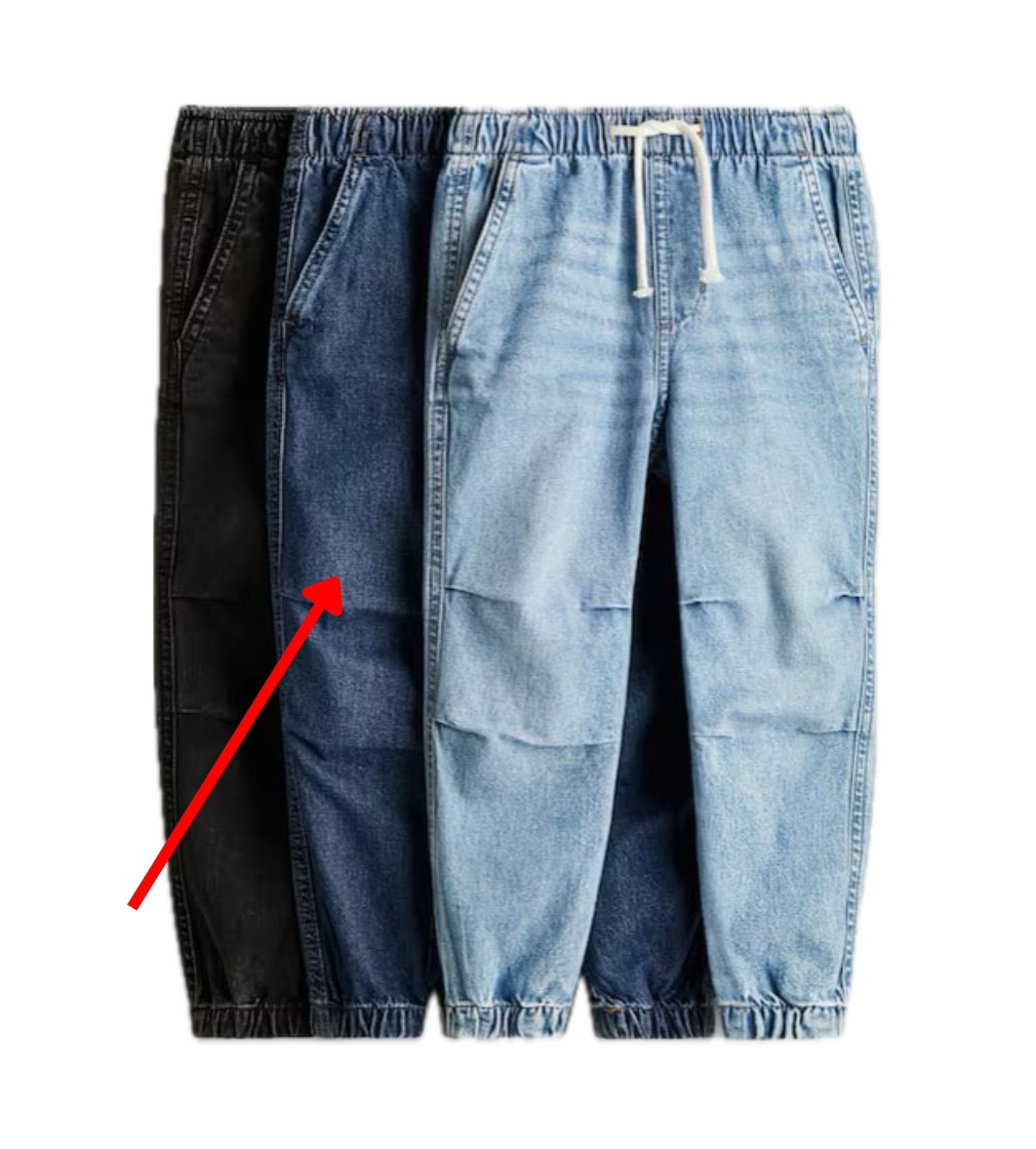 Купити Джинси H&M Denim joggers Denim Navy New - фото 1