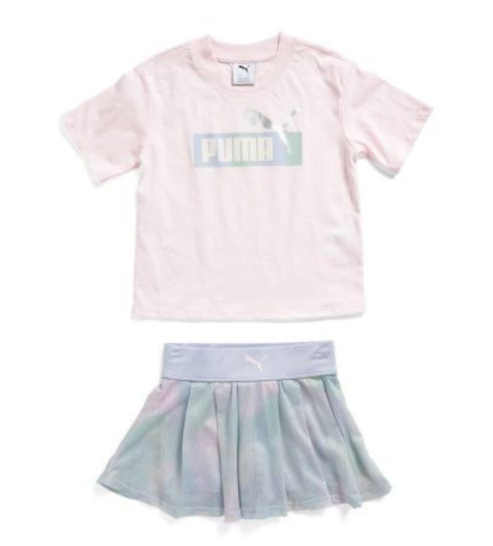 Купить Набор Puma Little Girls Tee and Mesh Blue - фото 1