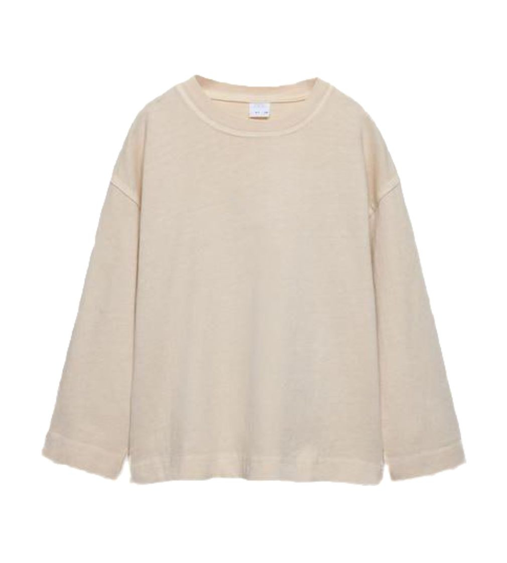 Купить Реглан Zara Однотон Беж - фото 1