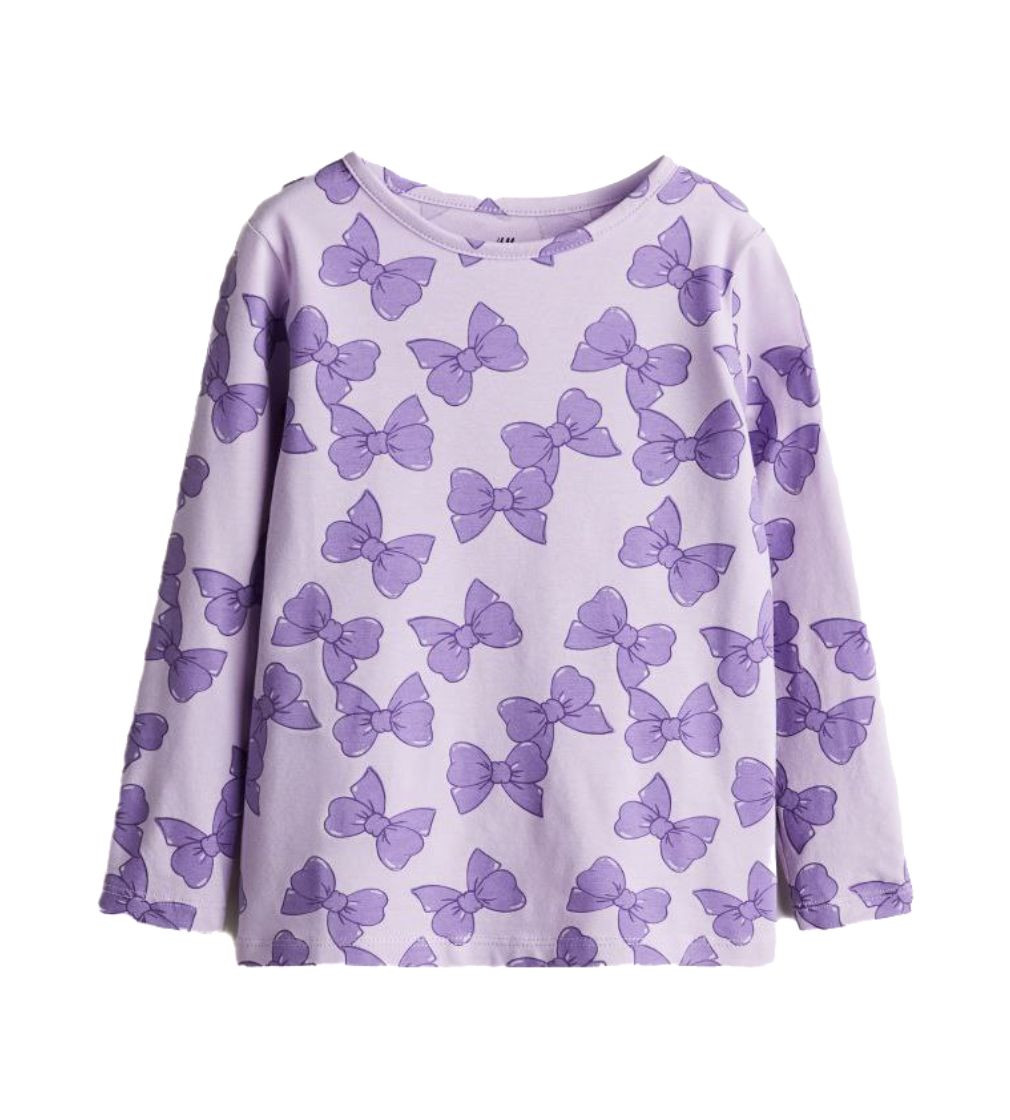 Купити Реглан H&M Light purple/Bows - фото 1