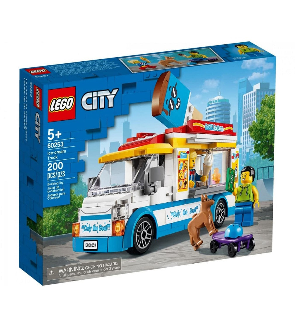 Купити Конструктор LEGO City Great Vehicles Вантажівка морозивника 200 деталей - фото 1