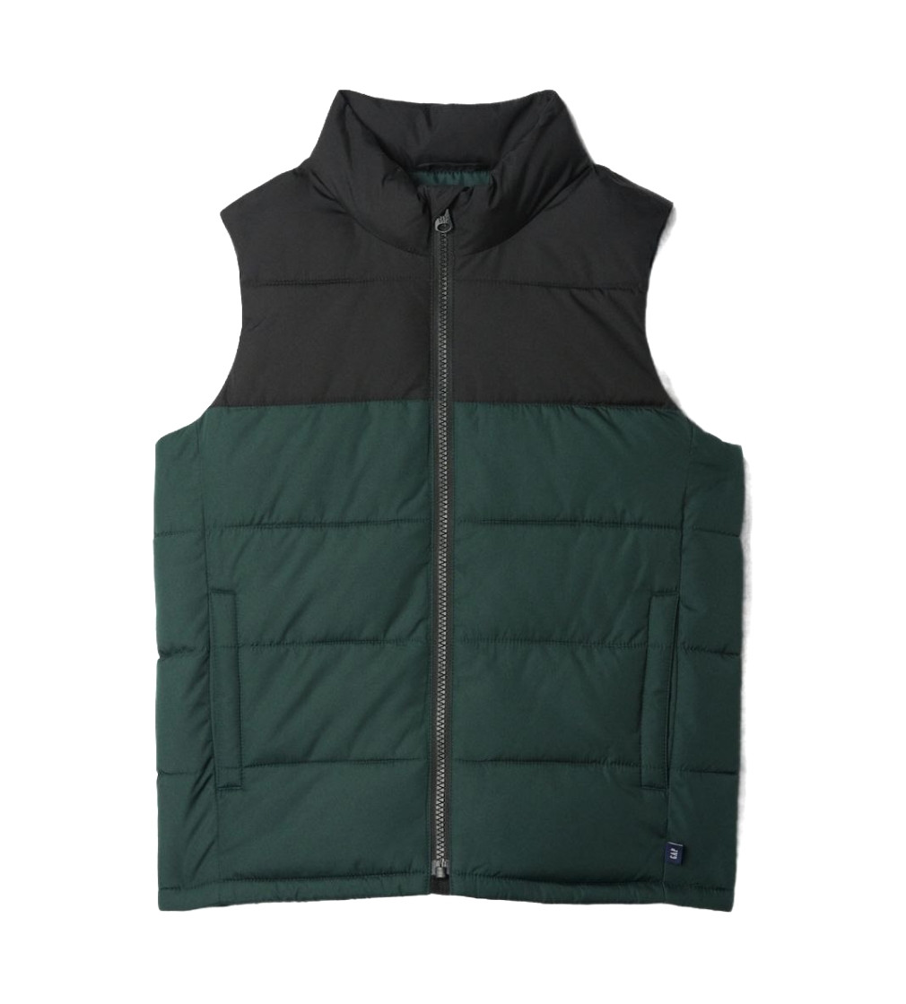 Купити Жилетка Gap Kids ColdControl Puffer Vest black forest green - фото 1