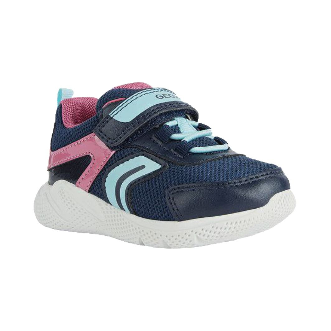 Купить Кроссовки Geox Girls B Sprintye Navy/fuchsia - фото 1